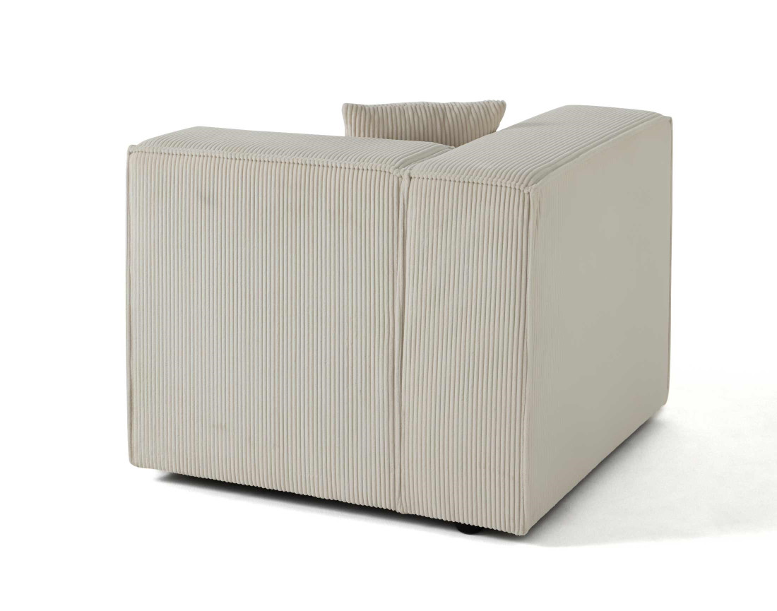 Module d'assise gauche en velours côtelé Arty Module d'assise gauche en velours côtelé Arty