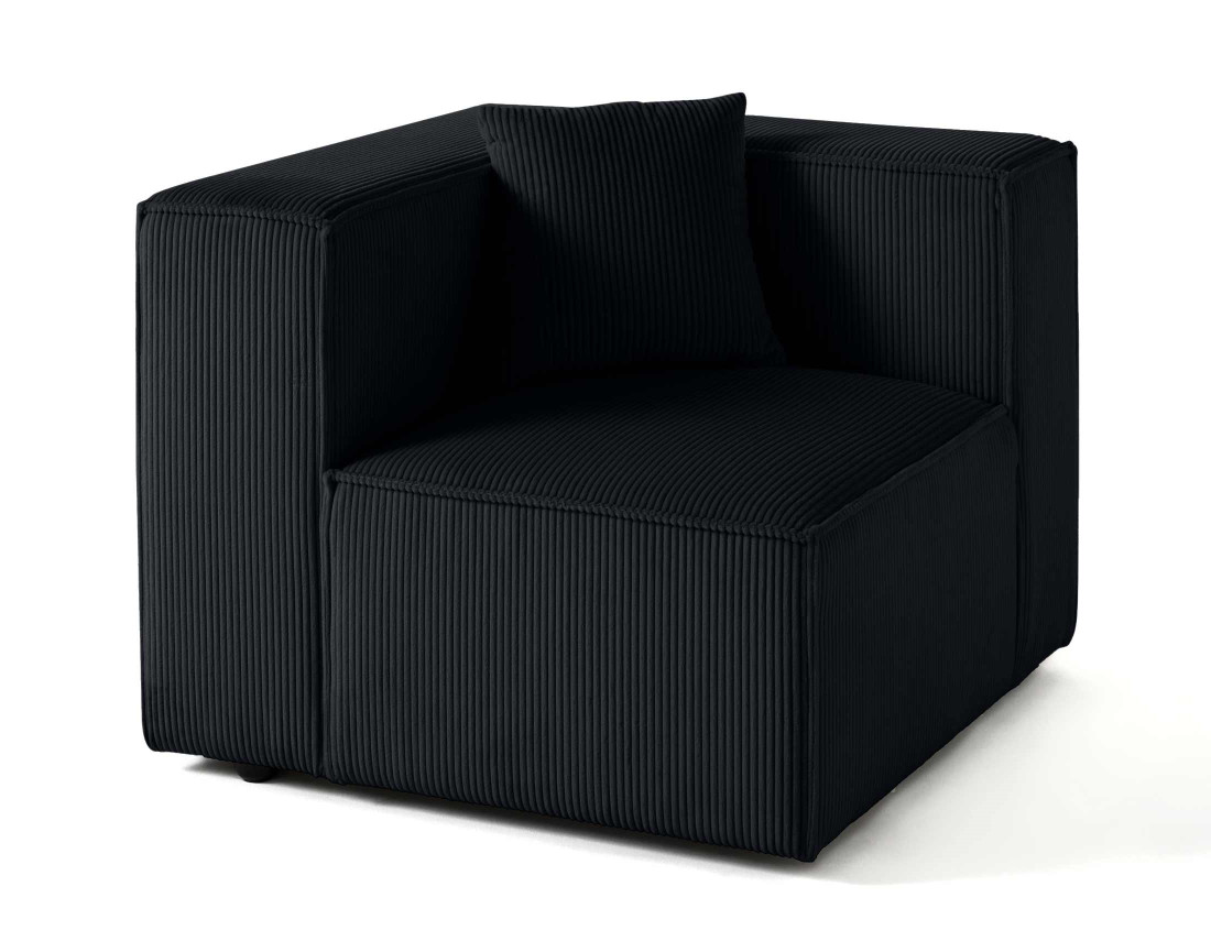 Module d'assise gauche en velours côtelé Arty Module d'assise gauche en velours côtelé Arty