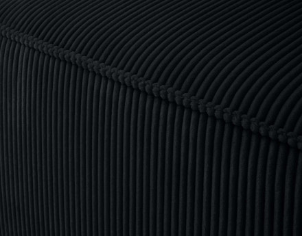 Module d'assise gauche en velours côtelé Arty