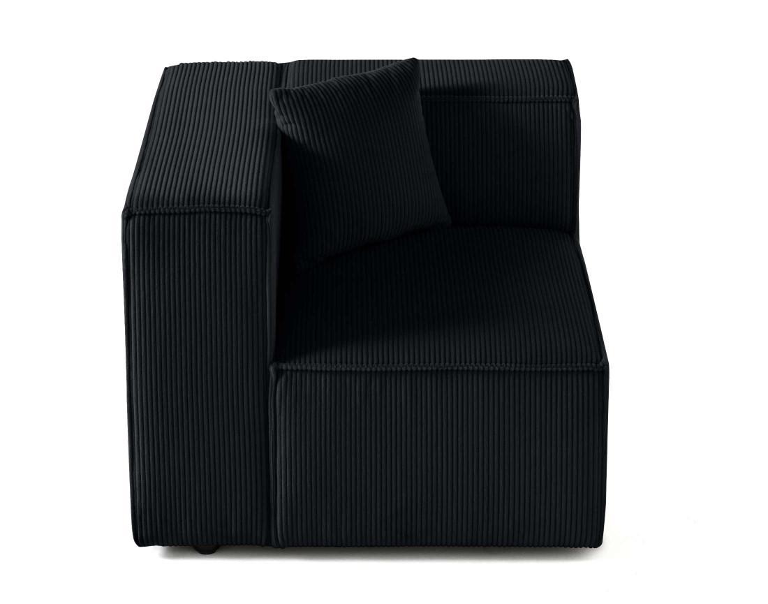 Module d'assise gauche en velours côtelé Arty Module d'assise gauche en velours côtelé Arty