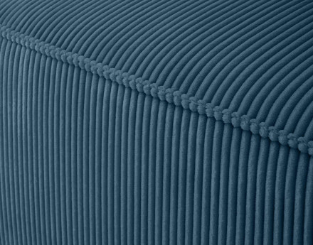 Module d'assise gauche en velours côtelé Arty