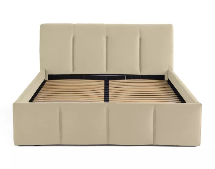 Lit coffre 180x200 en velours sommier inclus Elysia