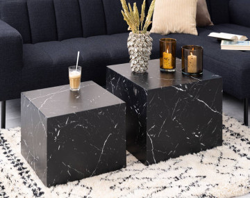 Lot de 2 tables basses...