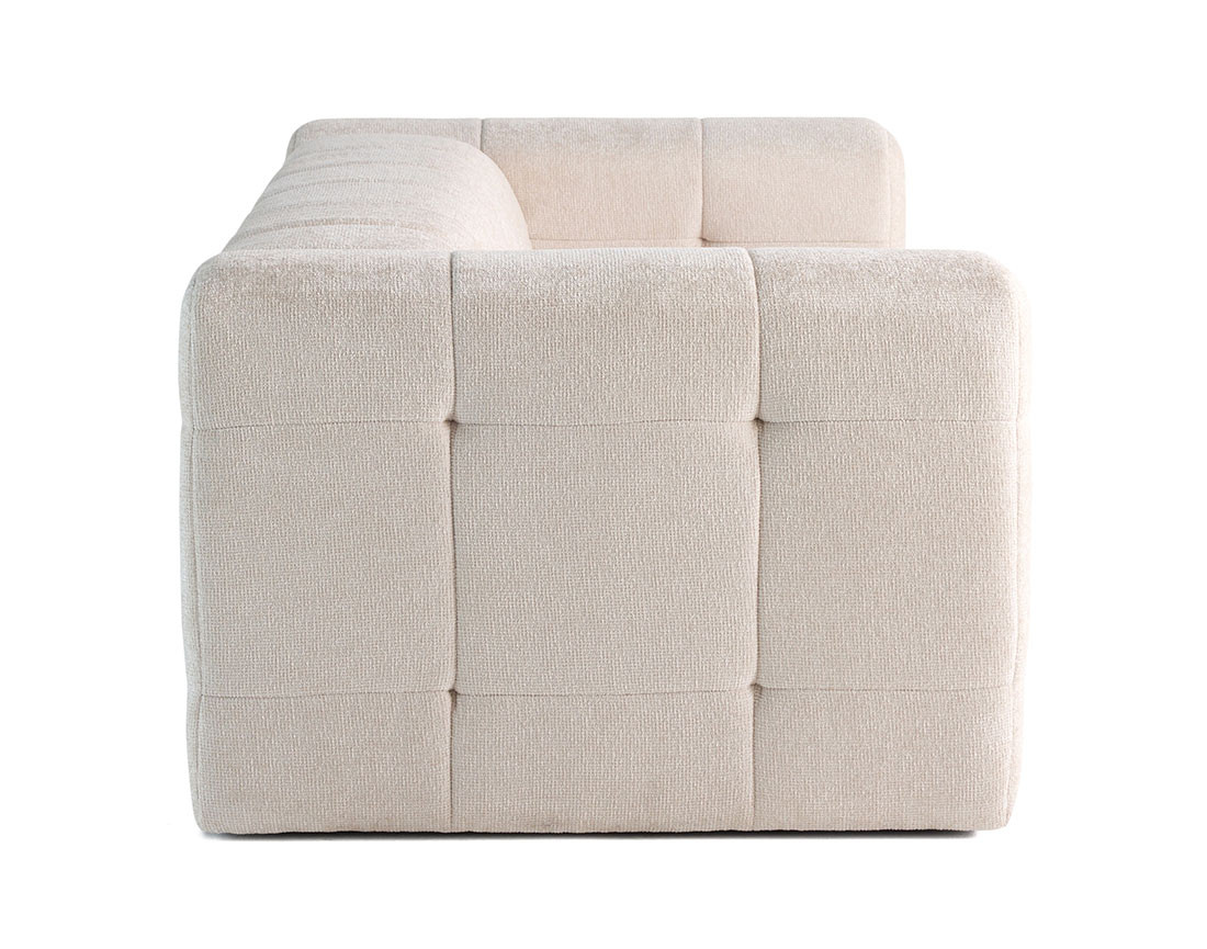 Canapé 3 places en tissu texturé Suzano
