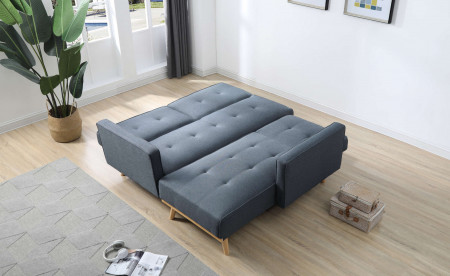 Finlande - Canapé d'angle réversible convertible - Style scandinave - Tissu Finlande - Canapé d'angle réversible convertible - Style scandinave - Tissu