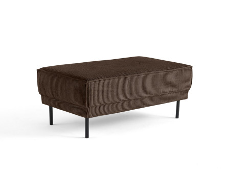 Pouf en velours côtelé avec...