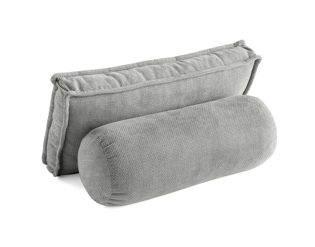 Lot de deux coussins de dossier en velours texturé Marisol