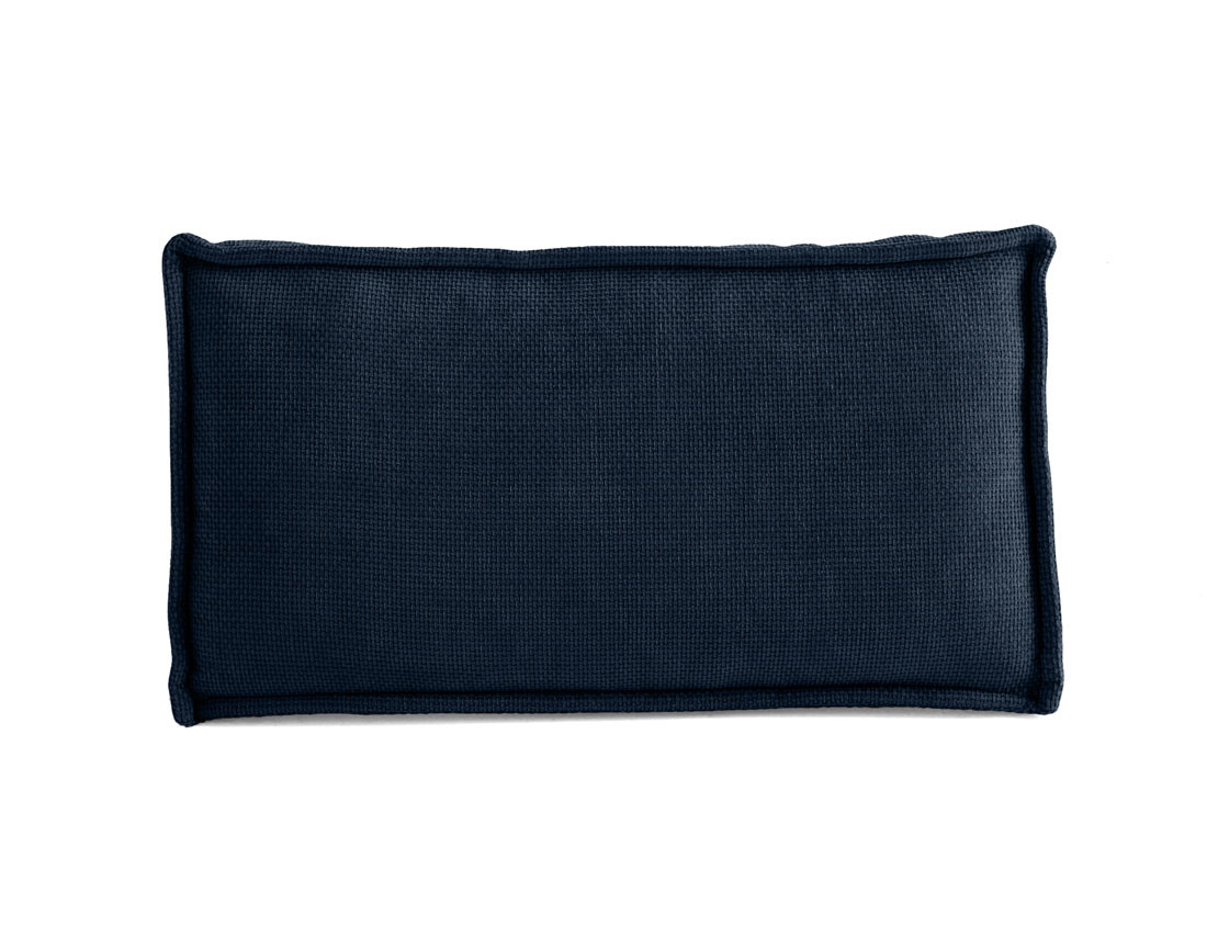 Lot de deux coussins de dossier en velours texturé Marisol