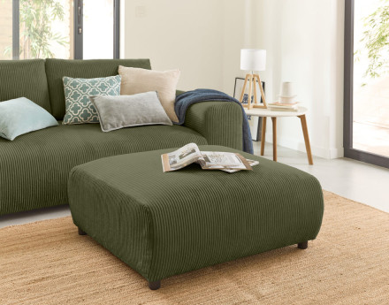 Pouf modulable en velours...