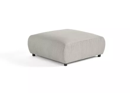 Pouf modulable en velours côtelé Garance