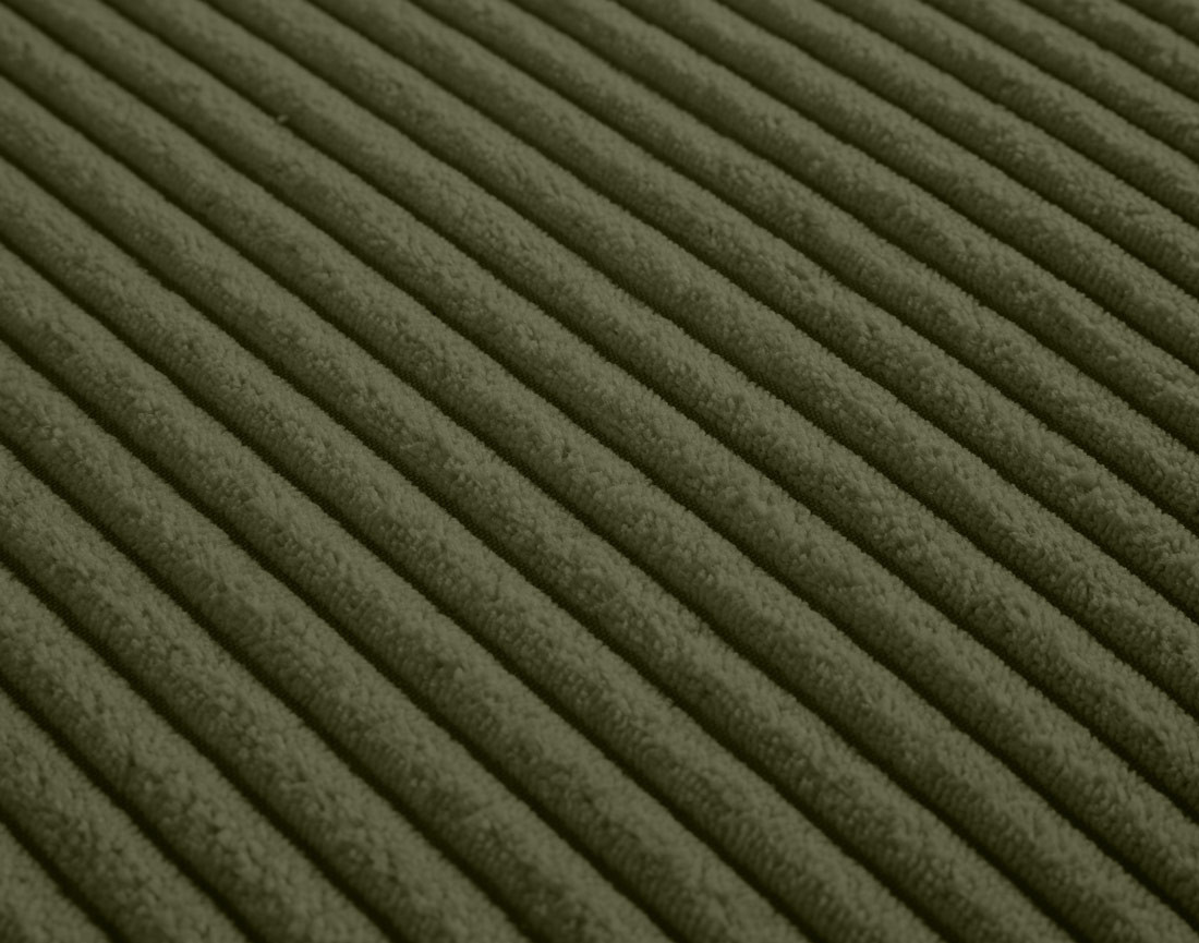 Grand pouf modulable en velours côtelé Garance