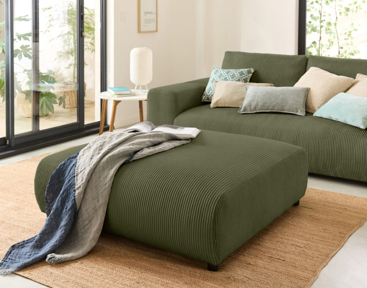 Grand pouf modulable en...