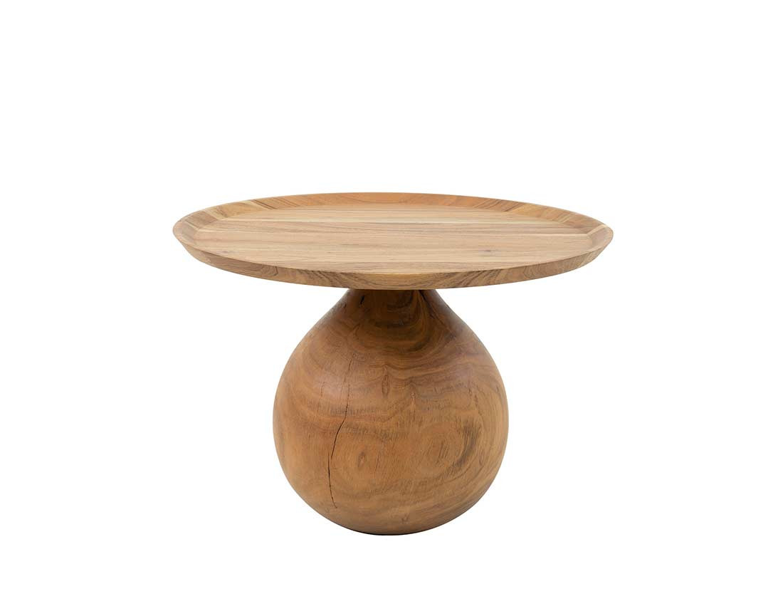 Table basse en bois massif d'acacia 60 cm Raja