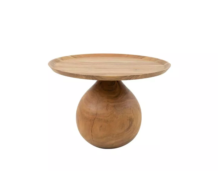 Table basse en bois massif d'acacia 60 cm Raja