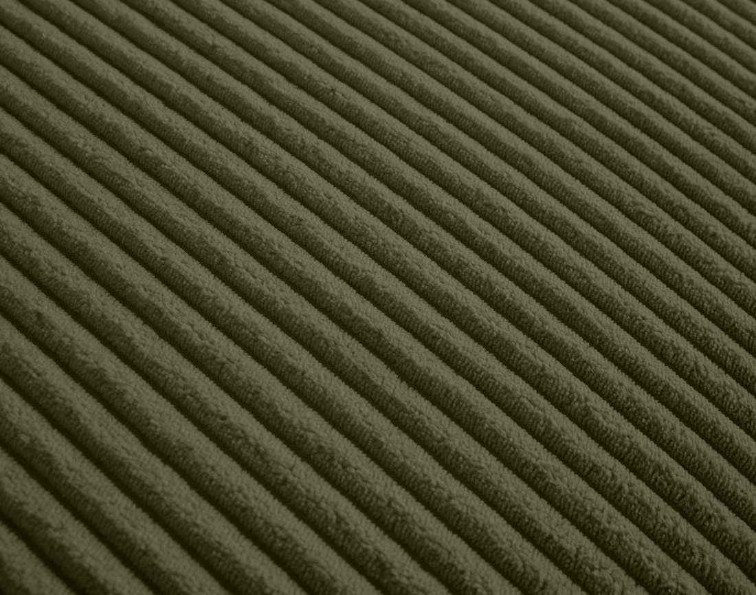 Canapé panoramique en U 7 places en velours côtelé Garance