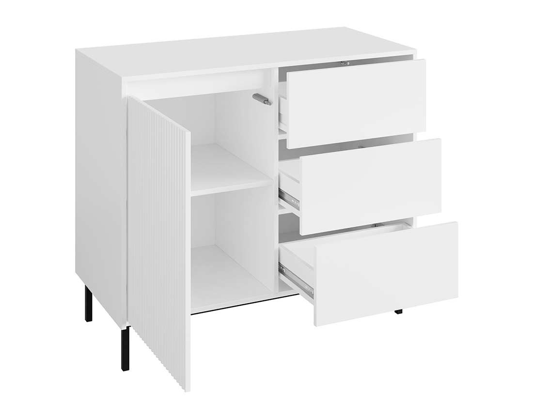 Buffet blanc blanc 103 cm Girona