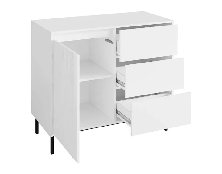 Buffet blanc blanc 103 cm Girona