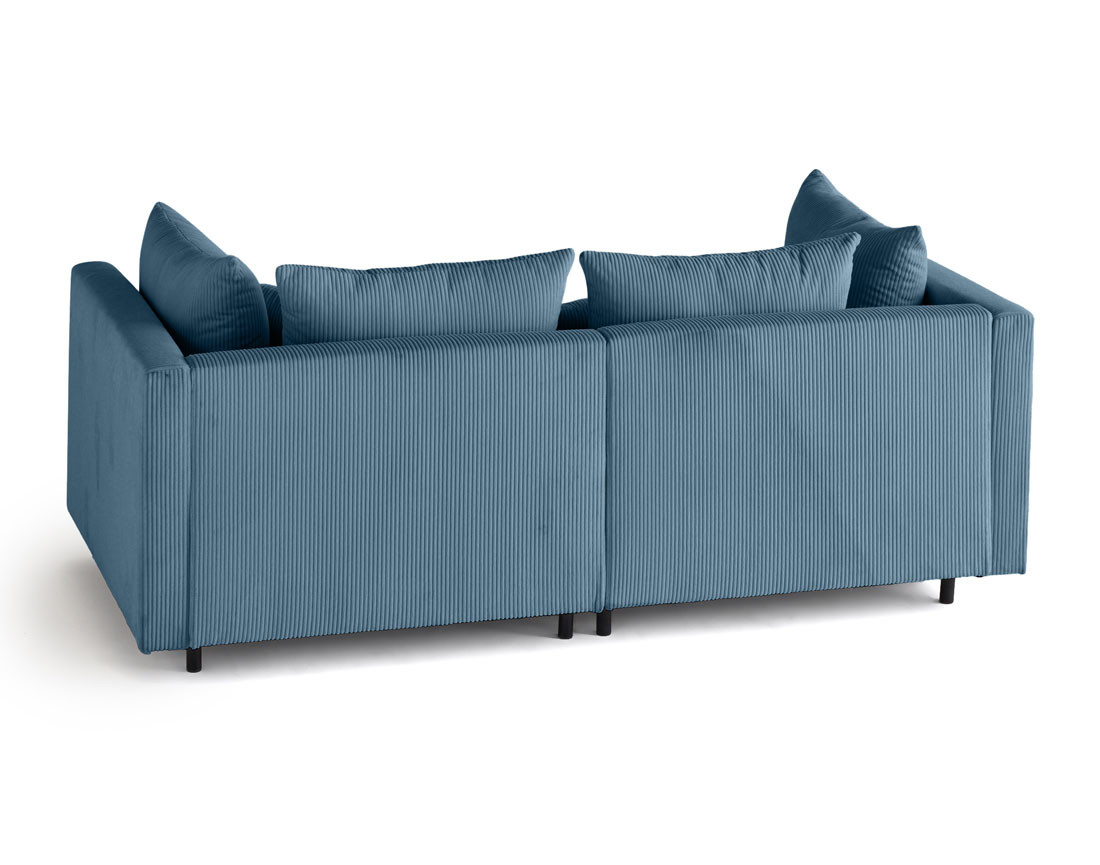 Canapé modulable 2 places en velours côtelé Edinburg
