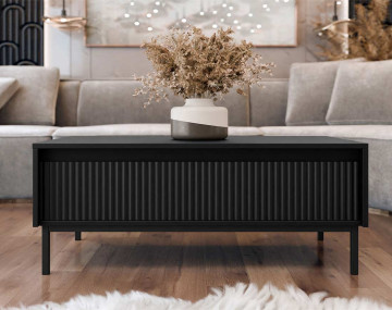 Table basse noir 100 cm Girona