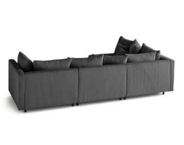 Canapé modulable d'angle réversible 4 places Edinburg - Best Mobilier