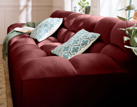 Canapé droit 4 places en...