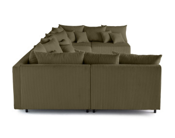 Canapé panoramique modulable 6 places Edinburg - Best Mobilier