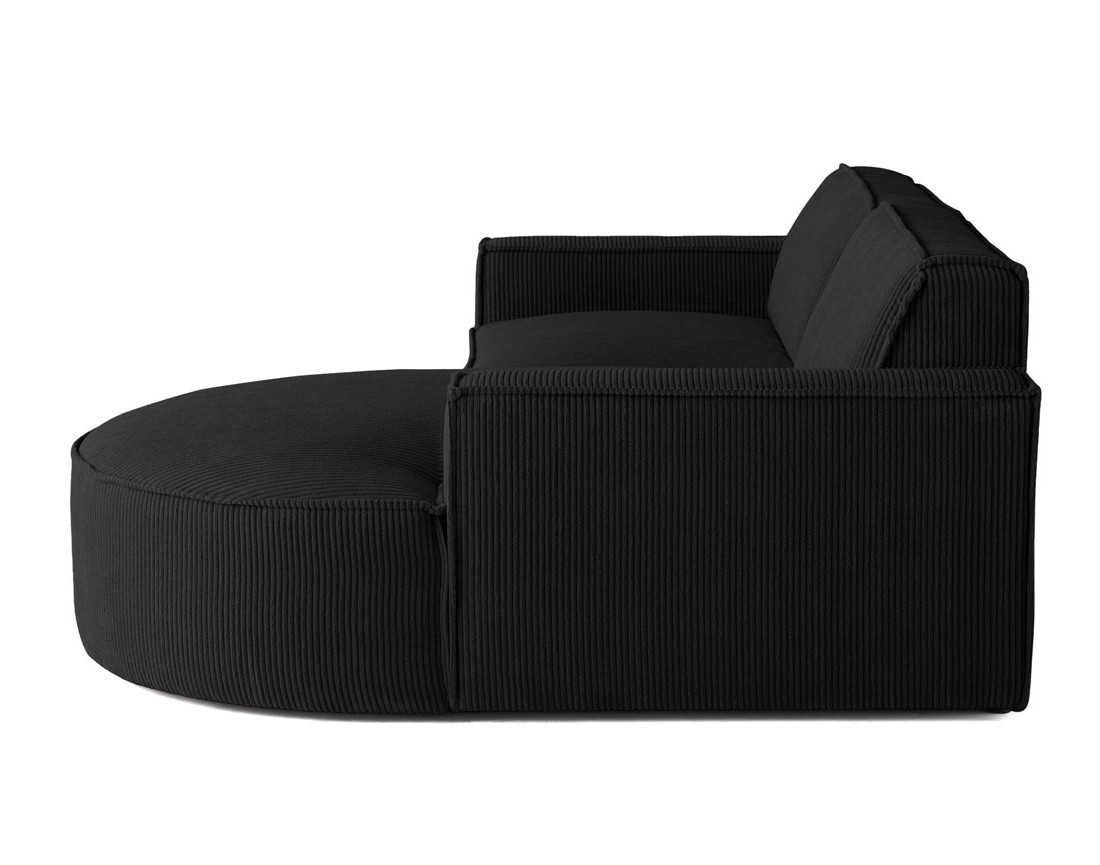 Canapé d'angle droit 4 places en velours côtelé Spiaggia Canapé d'angle droit 4 places en velours côtelé Spiaggia