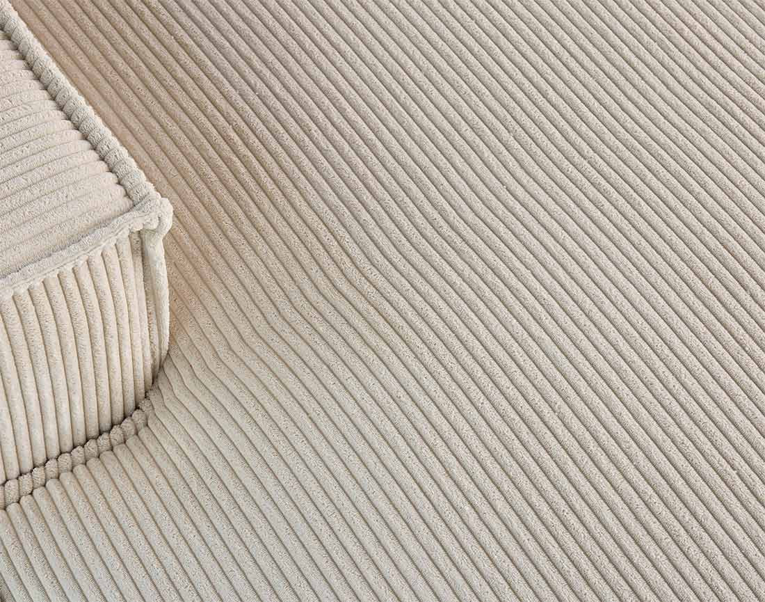 Canapé d'angle gauche 4 places en velours côtelé Spiaggia Canapé d'angle gauche 4 places en velours côtelé Spiaggia