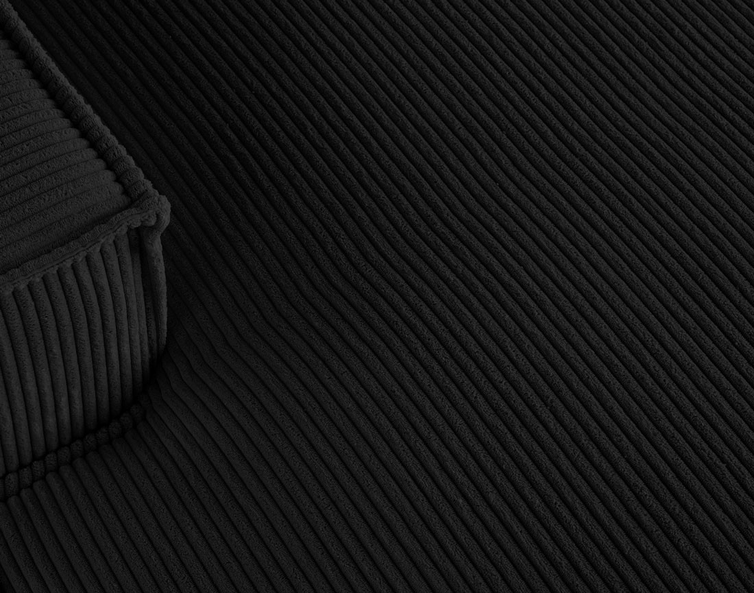 Canapé d'angle gauche 4 places en velours côtelé Spiaggia Canapé d'angle gauche 4 places en velours côtelé Spiaggia