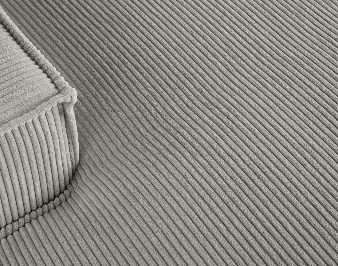 Canapé d'angle gauche 5 places en velours côtelé Spiaggia Canapé d'angle gauche 5 places en velours côtelé Spiaggia