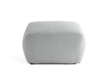 Pouf en tissu texturé Sorrente