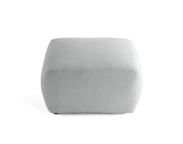Pouf en tissu texturé Sorrente