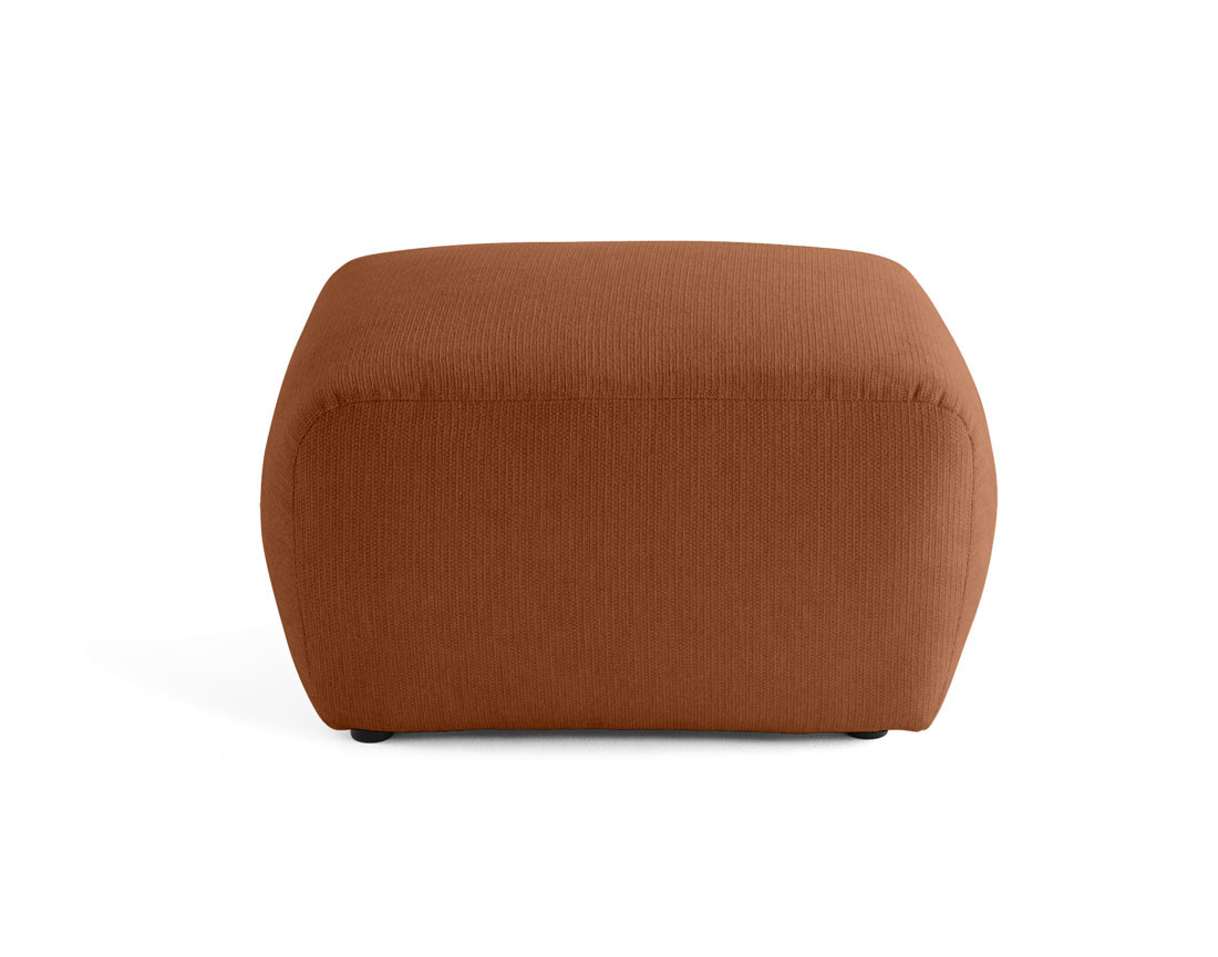 Pouf en tissu texturé Sorrente