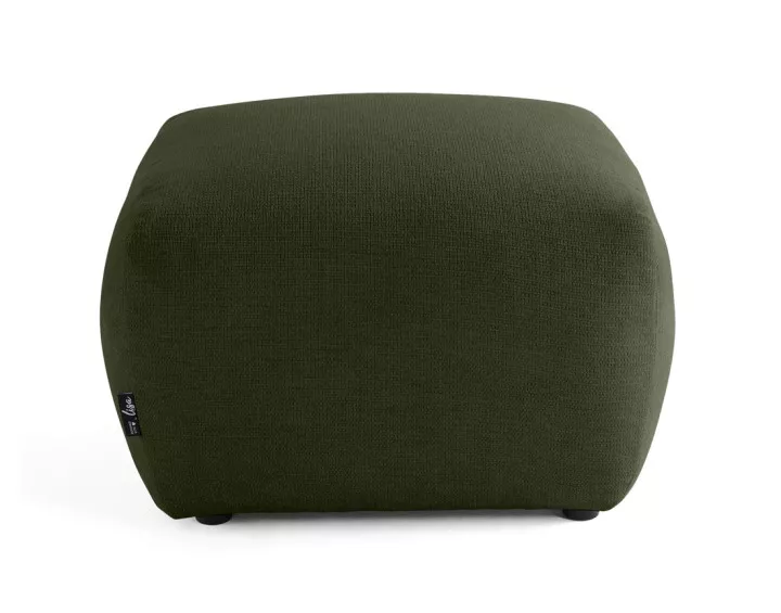 Pouf en tissu texturé Sorrente