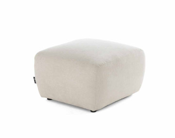 Pouf en tissu texturé Sorrente