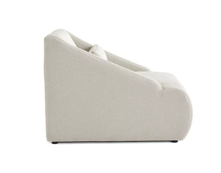 Fauteuil en tissu mailles 3D Onyx