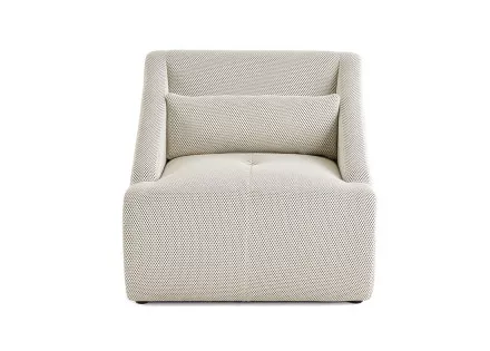 Fauteuil en tissu mailles 3D Onyx