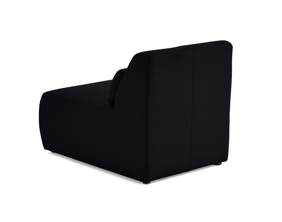 Fauteuil sans accoudoirs en tissu mailles 3D