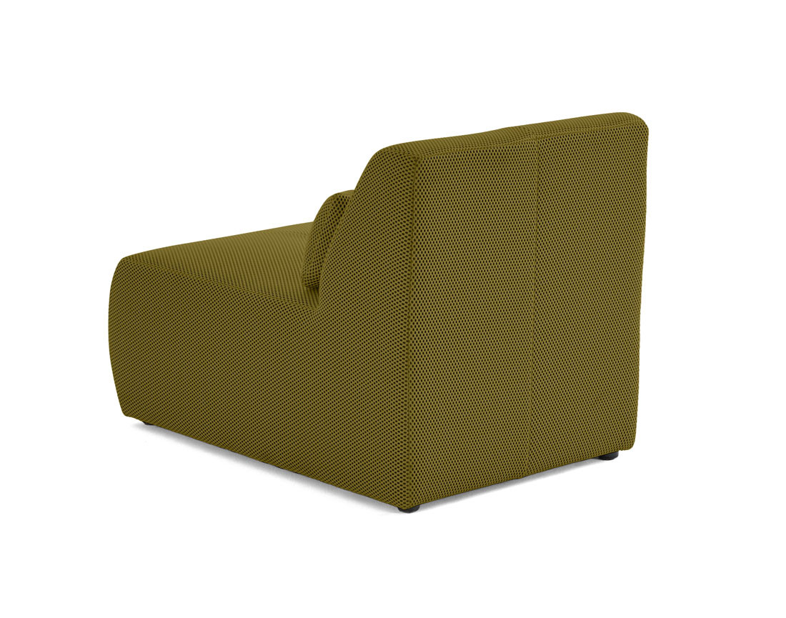Fauteuil sans accoudoirs en tissu mailles 3D