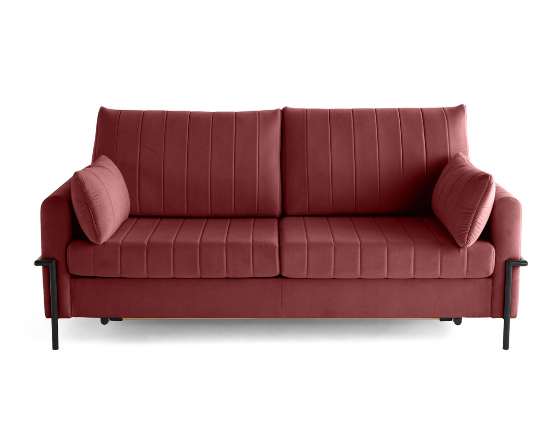 Canapé 3 places convertible couchage quotidien, matelas inclus Ercolano