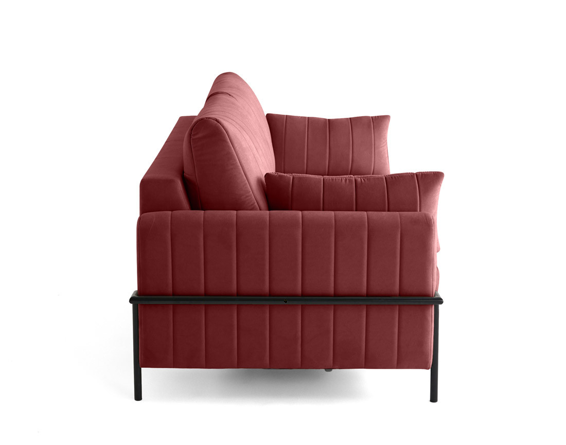 Canapé 3 places convertible couchage quotidien, matelas inclus Ercolano