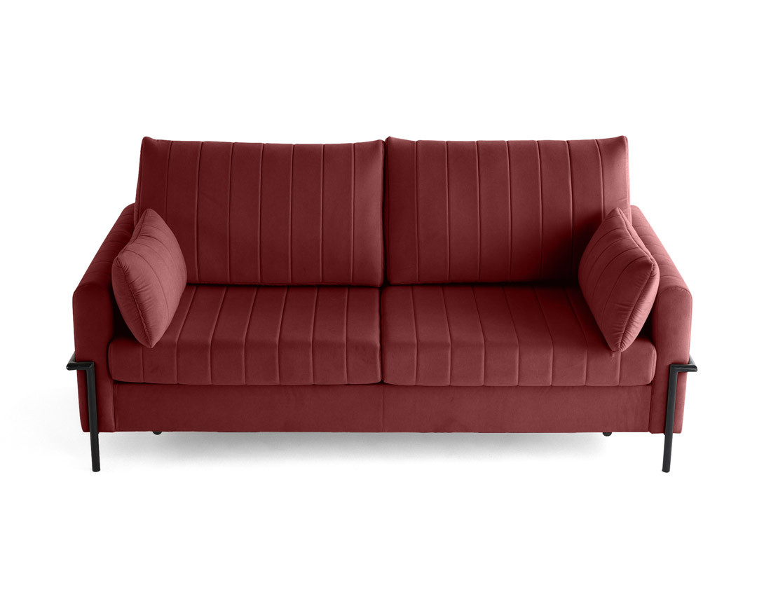 Canapé 3 places convertible couchage quotidien, matelas inclus Ercolano