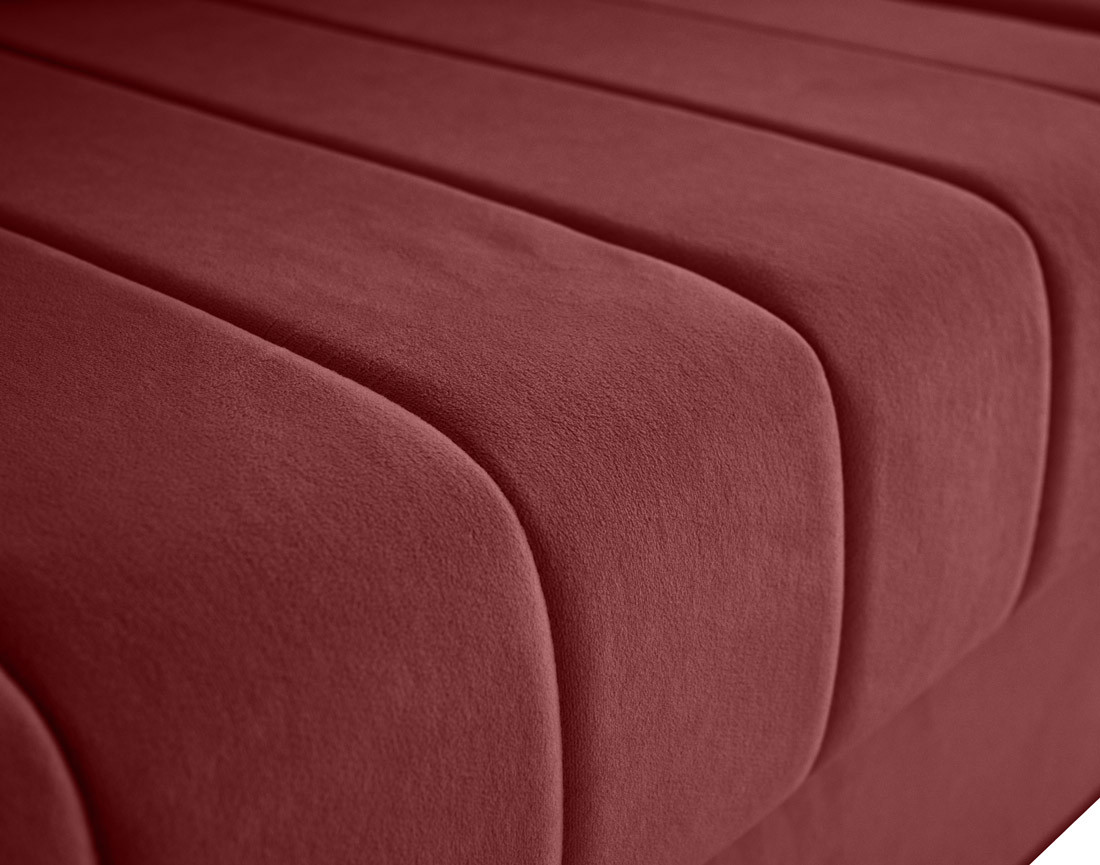 Canapé 3 places convertible couchage quotidien, matelas inclus Ercolano