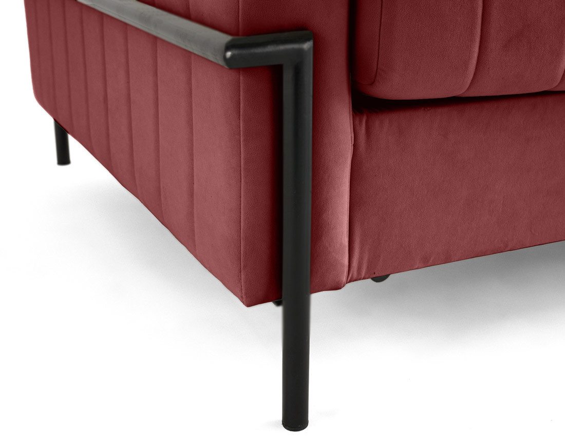 Canapé 3 places convertible couchage quotidien, matelas inclus Ercolano