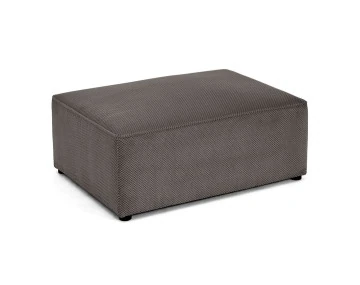 Pouf en velours texturé Topaze