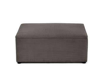 Pouf en velours texturé Topaze
