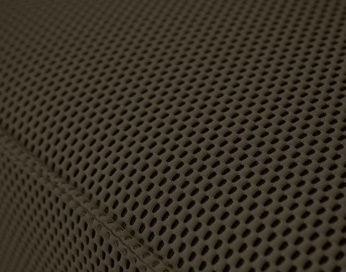 Canapé modulable 3 places en tissu mailles 3D Arty