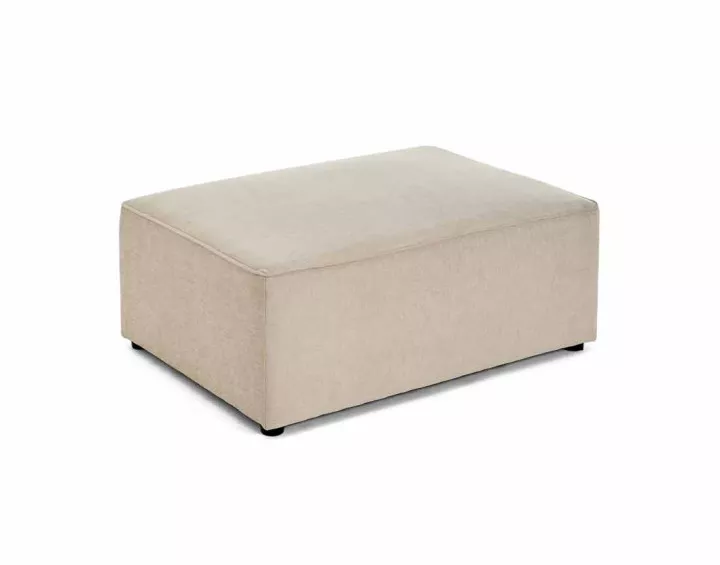 Pouf en tissu Topaze