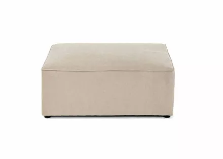 Pouf en tissu Topaze