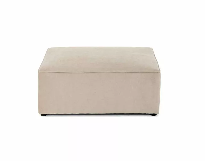 Pouf en tissu Topaze